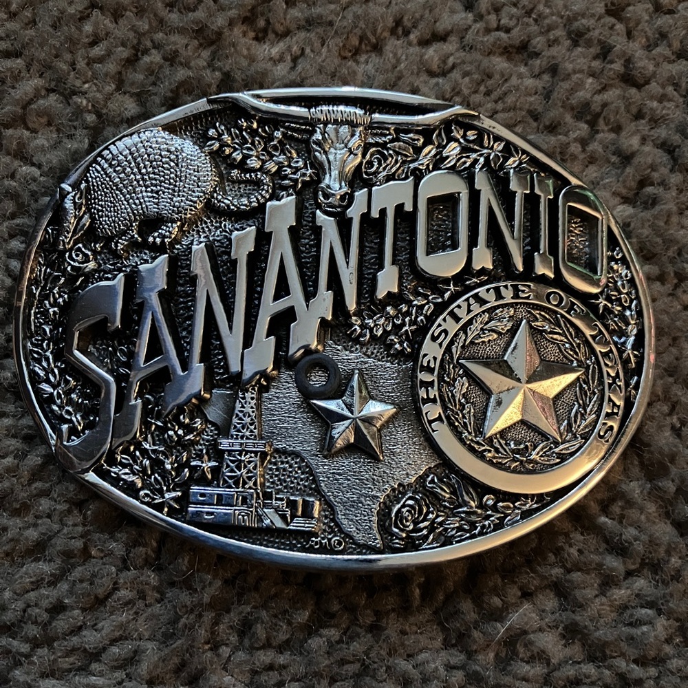 San Antonio Belt Buckle New